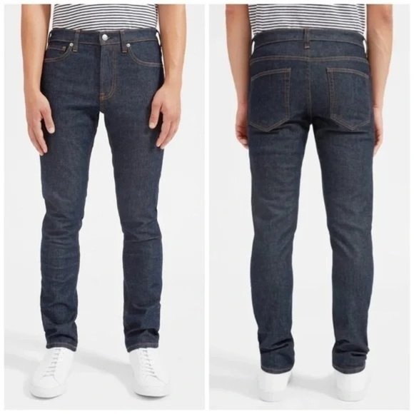 Everlane Other - Everlane The Straight Fit Jean Dark Indigo Wash Pants Men's 29X34